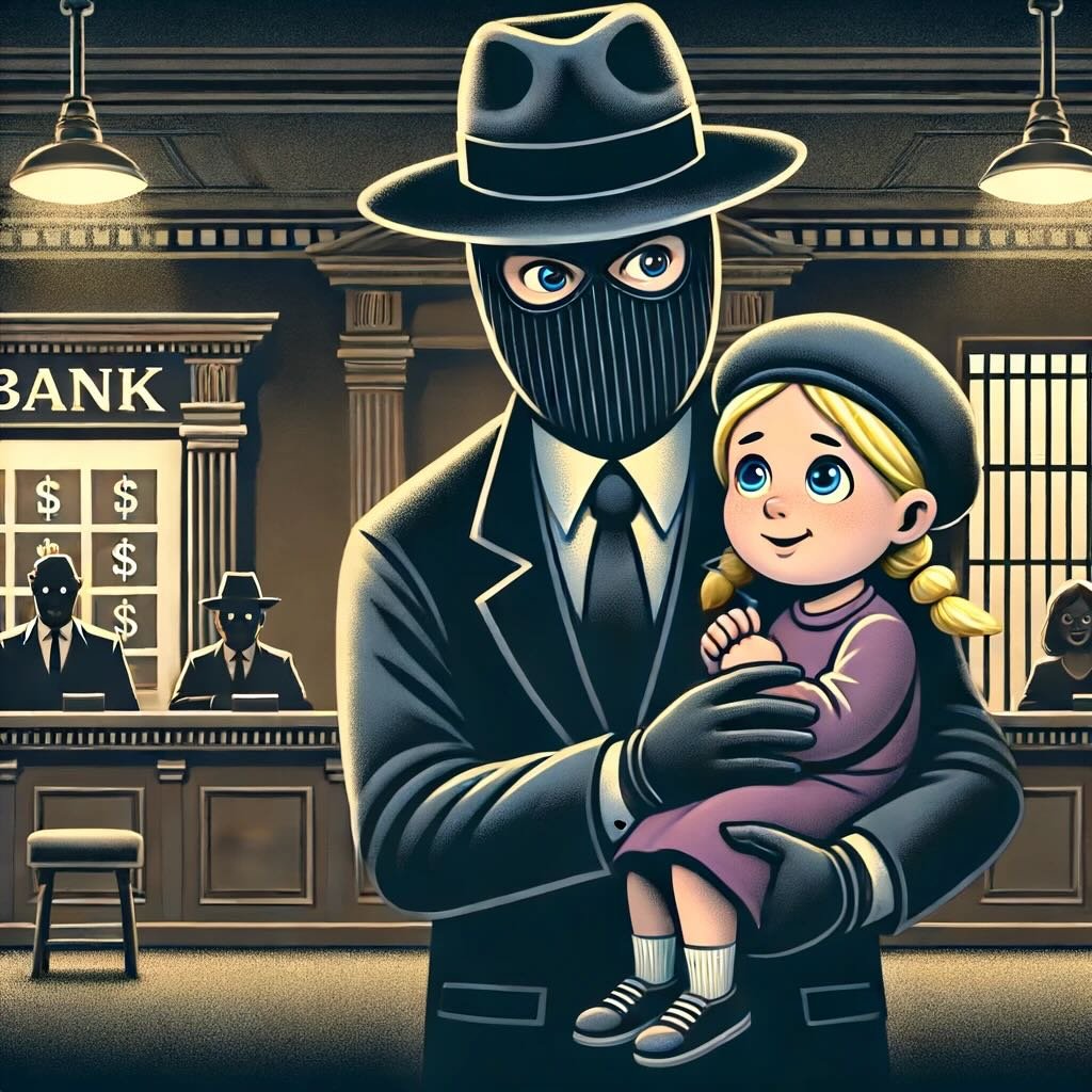Bank Robbery with Child