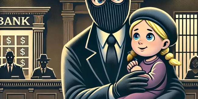 Bank Robbery with Child